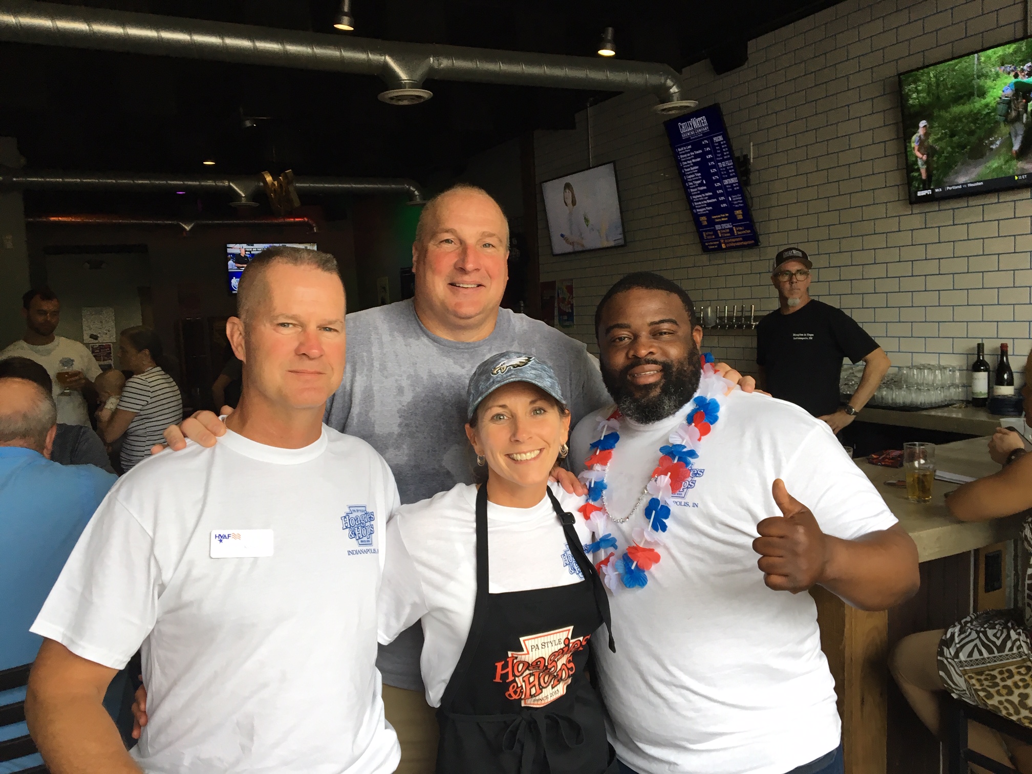 Local Philly-style sandwich shop, Hoagies & Hops, is a longtime supporter of Indianapolis non profit HVAF and its homeless veterans.