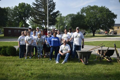 The Indiana Department of Revenue continues to donate their time, talent, and treasure to support HVAF's homeless veterans.